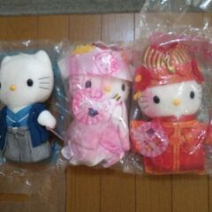 ハローキティー3個セット　未使用　ダニエル写真のため開封　の画像