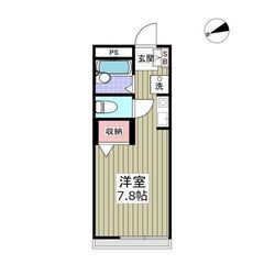💙💙フリーレント1ヶ月付き😍敷礼０！《1R》さいたま市🐻一人暮らしの方、単身者向け！ドラックストア＆コンビニ徒歩圏内！室内洗濯機置場！収納有り！お風呂＆トイレ別！💙💙投稿ID : 146431の画像
