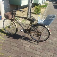 子乗せ自転車の画像