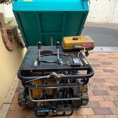 最終値下げ!早い者勝ち】佐藤製作所 sc430ld運搬車450kg（油圧ダンプ付き）