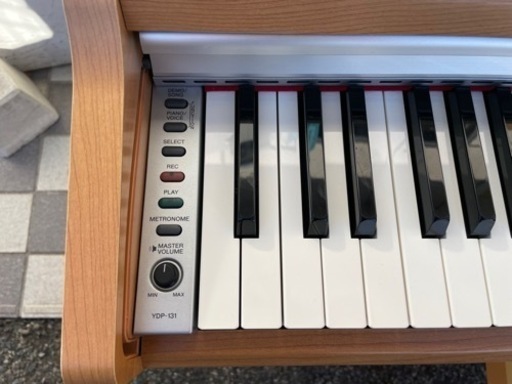 【美品】YAMAHA ヤマハ 電子ピアノ ARIUS アリウス YDP-131C ニューチェリー調 デジタルピアノ 2006年製 電源