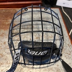 アイスホッケー！　フェイスネットとNHLレンジャーズのキャップ