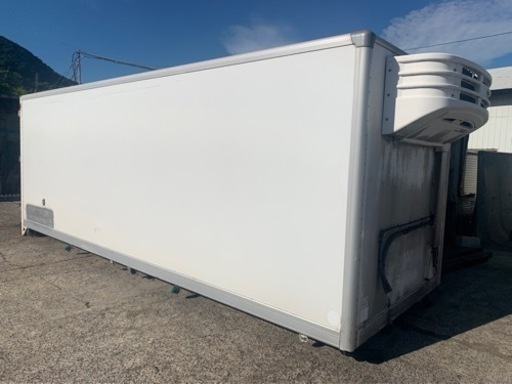 No.811 保冷バン 4ｔ 車  アルミ 箱 バイク 倉庫 トラック コンテナ 米 保管庫 物置 DIY