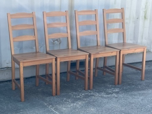 IKEA◇ダイニングセット5点◇ JOKKMOKK ヨックモック◇アンティークステイン◇イケア◇A127