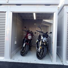 上富野にバイク収納型トランクルームをOPEN！ − 福岡県