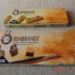 レンブラント水彩絵の具2種他