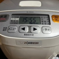 ZOJIRUSHI NL-BA05 象印　炊飯器　3合炊きの画像