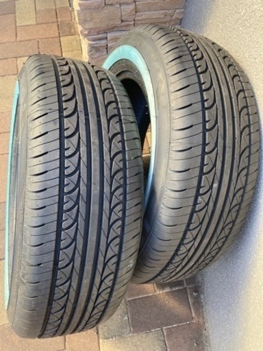 リンロン　ホワイトリボンタイヤ　2本新品