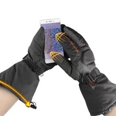 電池式加熱手袋　メンズ　M ブラックの画像