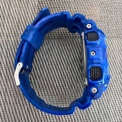 【取引成立】中古美品G-SHOCK GAX−100MA−2AJF青ブルー 腕時計(電池新品交換済) フェイス(直径5.5cm位)の画像