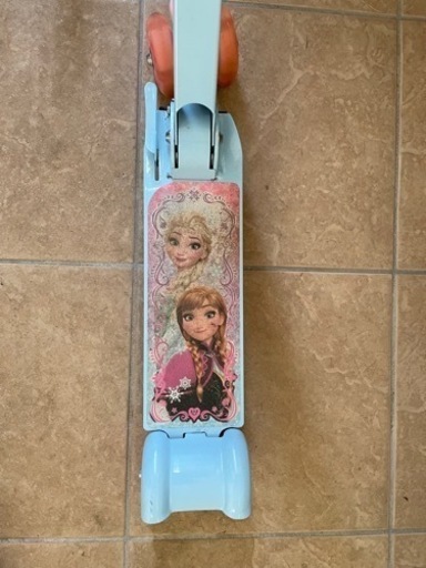 【美品】キックボード　アナと雪の女王　女児　子供　kids