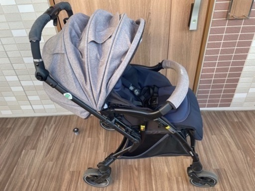 【美品】ピジョン Pigeon ランフィリノン RB1L グレー A型ベビーカー