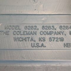 Coleman　大きなクーラーボックス　MODEL 6262/6263/6264の画像