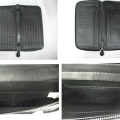 本物 ボッテガヴェネタ イントレチャート 169730 バタフライ レザー トラベルケース 長財布 BOTTEGA VENETA ラウンドファスナー 苫小牧西店の画像
