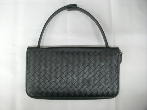 本物 ボッテガヴェネタ イントレチャート 169730 バタフライ レザー トラベルケース 長財布 BOTTEGA VENETA ラウンドファスナー 苫小牧西店