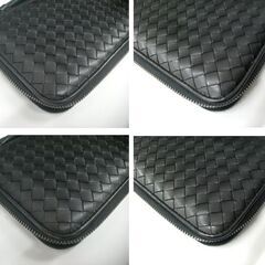 本物 ボッテガヴェネタ イントレチャート 169730 バタフライ レザー トラベルケース 長財布 BOTTEGA VENETA ラウンドファスナー 苫小牧西店の画像