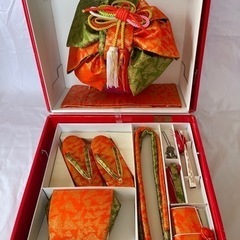 七五三 結び帯 箱せこセット 3歳・5歳 女の子 作り帯 筥迫 ...