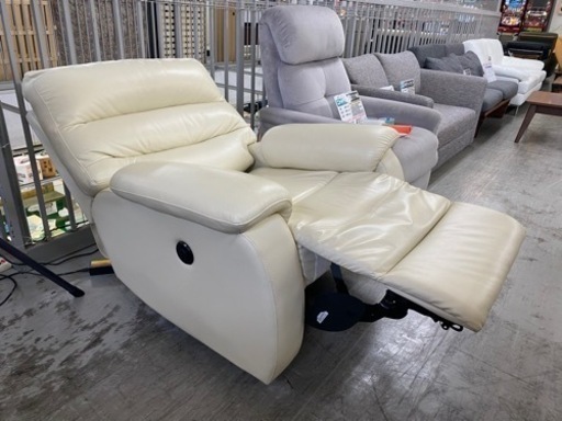 【愛品館 江戸川店 ソファ】NITORI（ニトリ）電動リクライニング 1Pソファ ID:156-019248-007