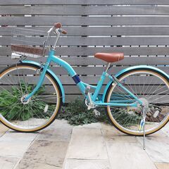 交渉中)【美品】24インチ 自転車 LEDオートライト ジュニア 女の子