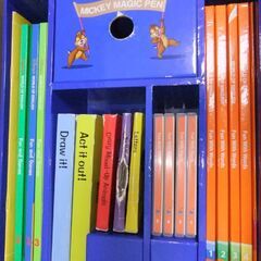 DWE ミッキーマジックペンセット　ディズニー英語システム　ワールドファミリー　子供　英会話　稼働品の画像