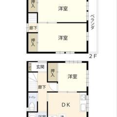 🟥 即入居可！春日部市戸建3DK賃貸　事務所可、外国人可、ペット可 - 春日部市