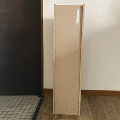 【ニトリ】カラーボックス　Nカラボ　スリム3段(ミドルブラウン)+追加板1枚の画像