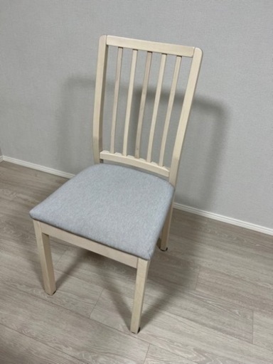 【お引き渡し先決定】伸長式ダイニングテーブル(120cm/180cm)＋イス4脚セット