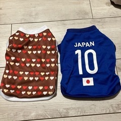 犬の服　新品2点　小型犬用
