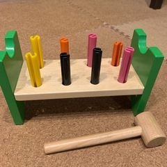 IKEA 木のおもちゃ　ハンマー