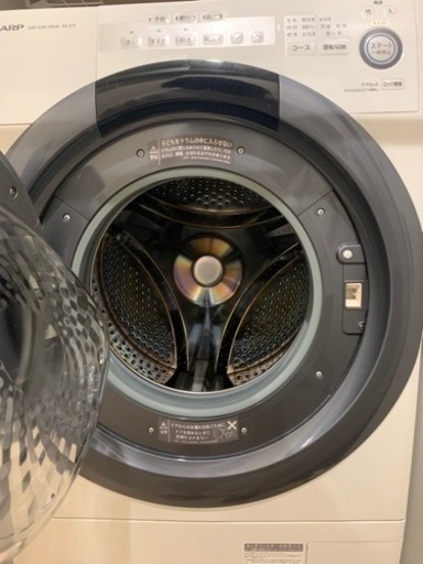 ★【訳あり】SHARP ドラム式洗濯乾燥機　ES-S7C  2018年発売　※今年5月に分解洗浄済み