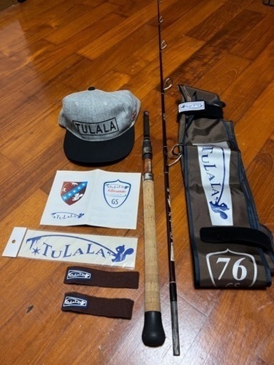 TULALA ツララ　グリッサンド76 美品　キャップ　ステッカーロッドベルト付