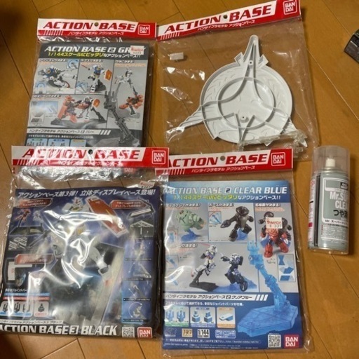 ガンプラ 4セット アクションベース つや消し MG HG 限定品 シナンジュ等