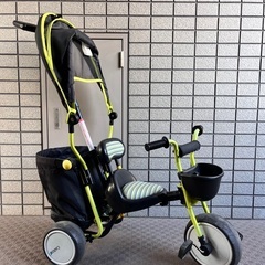 （取引中）三輪車　カーゴプラス　黄緑