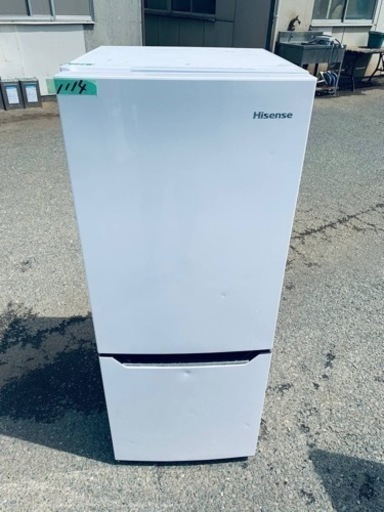✨2018年製✨ 1114番 Hisense✨冷凍冷蔵庫✨HR-D15C‼️