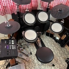 電子ドラム YAMAHA DTX700シリーズ・ツインペダル仕様