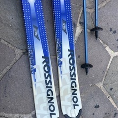 ROSSIGNOL  ACTYS100  162cm スキー板 ストック付きの画像