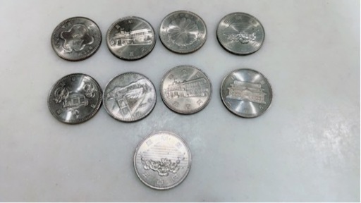 500円記念硬貨 9枚セット