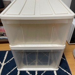 収納ケース　2段の画像