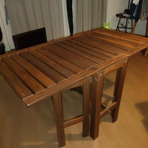 IKEA ÄPPLARÖ エップラロー ゲートレッグ 折りたたみテーブル\n\n