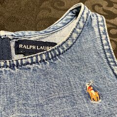 子供服　サイズ4//4T　4歳　110　ラルフローレン　デニム　ワンピース　サイズ4//4T　4歳　110の画像