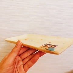 ふくろう　シェルトレイの画像