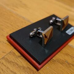 【未使用】カフスボタン（カフリンクス）　真鍮　日本製の画像