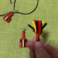 YOSAKOI 鳴子ピアスとネックレスの画像