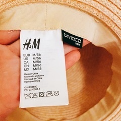 H&M 麦わら帽子の画像