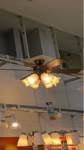 [商談中]コイズミ　LEDシーリングファン 電球色　中古品