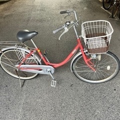 自転車 ママチャリの画像