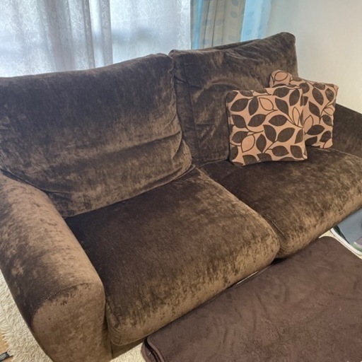 3人がけソファー クッション付