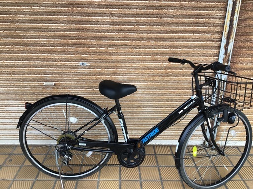 ママチャリ　26インチ 6段変速ギア　6980円スタート　格安品　カゴ　鍵装備　安心販売証明発行渡し