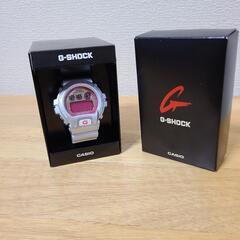 【お相手決定しました】G-SHOCK   DW-6900CB-8JF   シルバー　ピンク