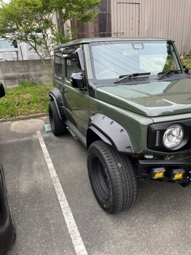 ジムニーシエラ　オーバーフェンダー